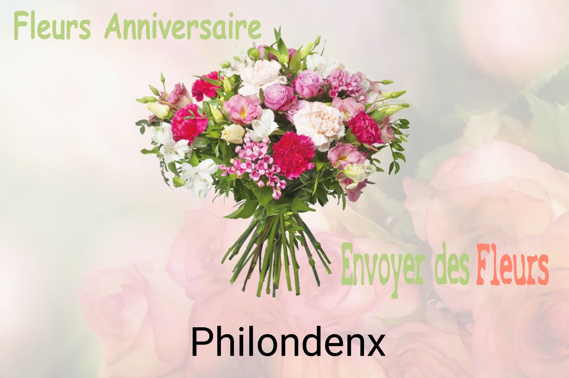 Bouquet de fleurs d’anniversaire livré à Philondenx